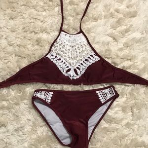 Two-piece bikini bathing suit